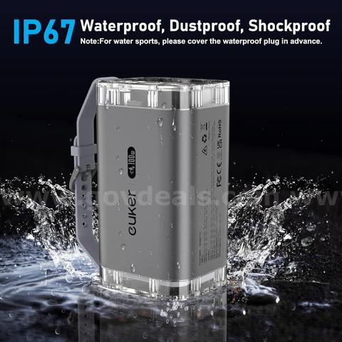 SHIPPING AVAILABLE euker PB4 100W Portable Laptop Power Bank 40000mAh High Capacity Fast Charging (B1-09)