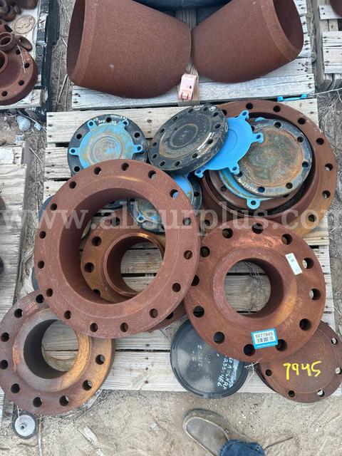 Flanges, Blind and Weld Necks, 4in to 18in, 150# to 900#. STD to XH, and 4 In Spec Blinds, Qty 1 Lot