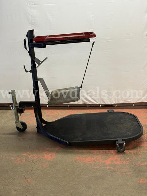 Modified Trailer Attachment Rack/Shelving Unit on Wheels (L) 66" x (W) 46" x (H) 54"
