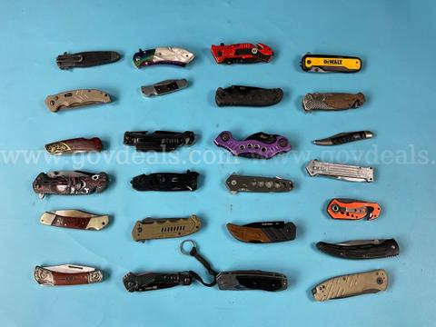 25 - Misc. Folding Pocket Knives