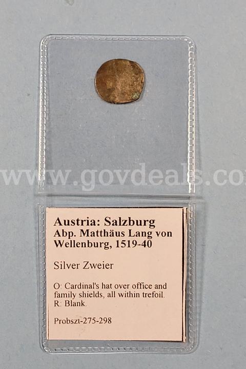 1519-40 Austria Salzburg Silver Zweier