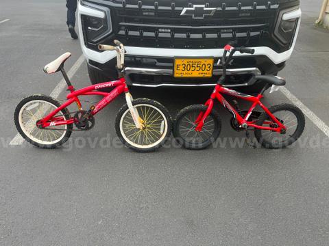 Two kids bikes