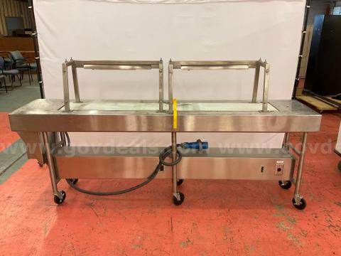 National Conveyor Corp. Commercial Kitchen Raceway Conveyor Table, Untested, Size 99" x 20" x 36"