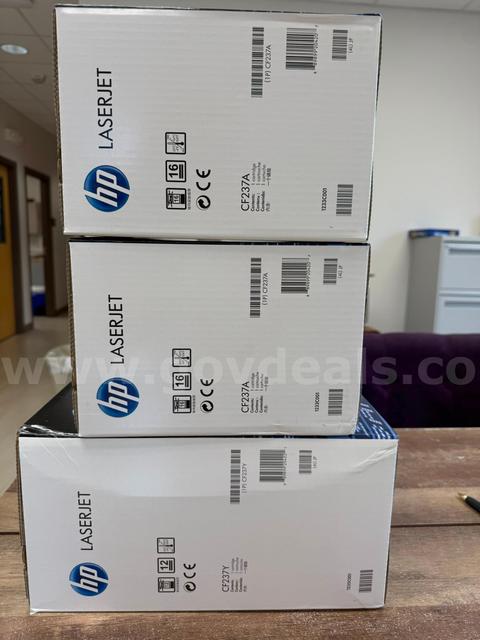 Genuine HP 37A & 37Y LaserJet Toner Cartridges – New in Box