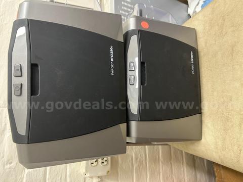 Lot of 2 Fargo DTC 1250e ID Printers