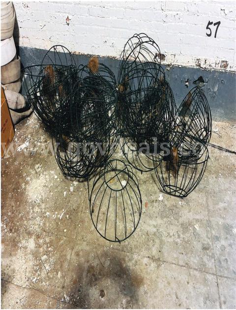 Lot of Metal Wire Floral Baskets