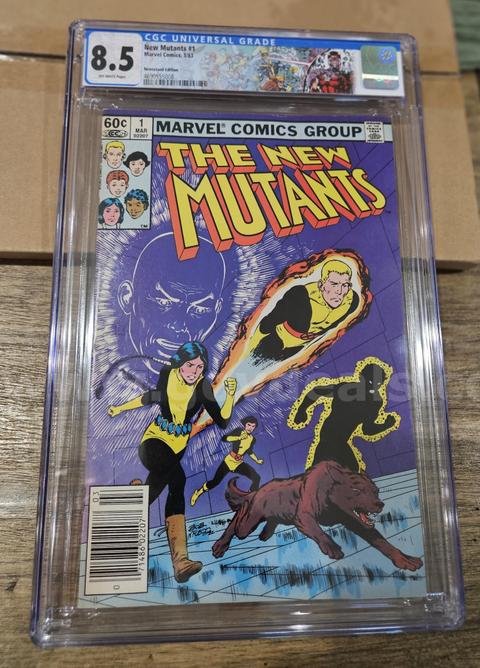 The New Mutants Marvel #1 CGC 8.5 First Marvel Series Issue Rare
