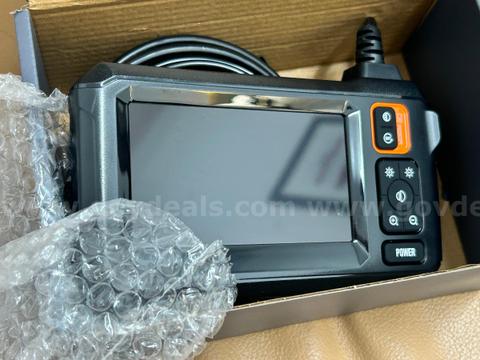 FREE SHIPPING Endoscope Micro Camera with Light, Inspection Borescope w 4.3" IPS Screen, 1920P HD with 8 LED Lights,