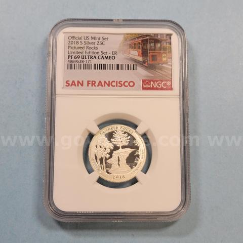 2018 PF69 San Francisco Pictured Rocks Quarter