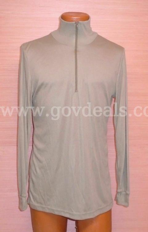 US Military Men's Lightweight Cold Weather Undershirt L Polypro Brown NEW/SEALED*CAN SHIP*