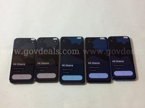 Lot of 5 Google Pixel 10 Pro, Pixel 8 & Pixel 8 Pro Smartphones | FRP Locked | For Parts