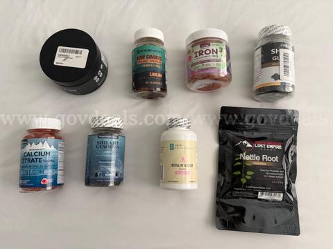 LOT OF 8 ASSORTED VITAMINS PILLS FACTORY SEALED EXP.2026 *WILL SHIP* B1