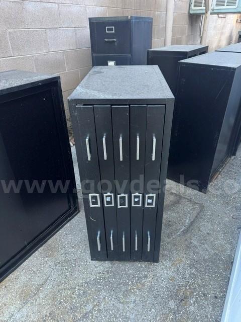 (6) Flat File Cabinet - 40 x 26", Black