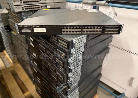 LOT of thirty-two (32) Cisco Catalyst 3650 Series Switches 24 Port Switch