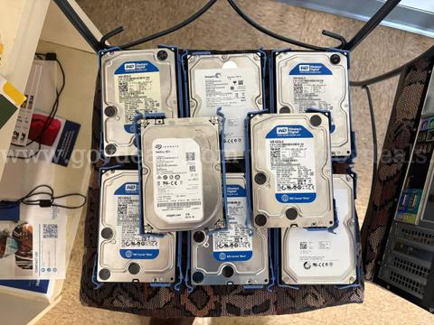 Lot of HDD/SSD Computer Storage