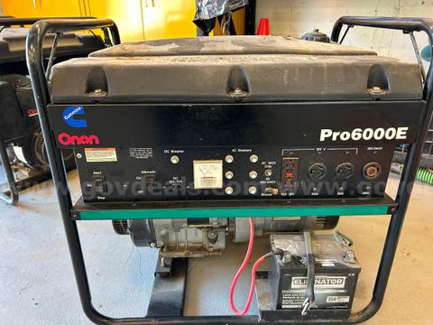 Lot of Onan Pro6000E (Elite 140) Generators
