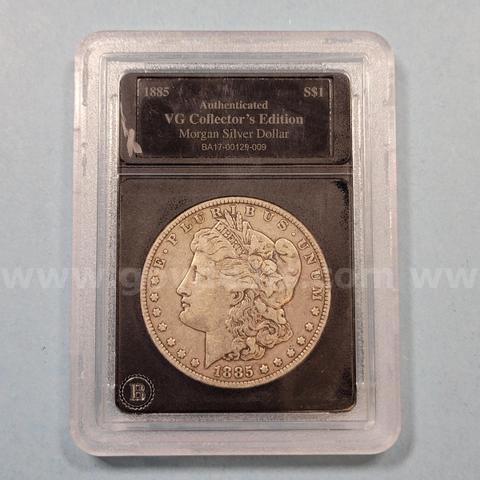 1885 VG Collector's Edition Morgan Silver Dollar