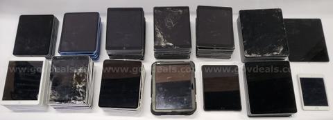 Lot of (86) Apple iPads – Mixed Pro, Air & iPad Models – DBR – Sold For Parts Only
