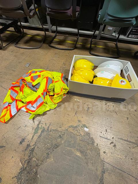 Construction helmets & vests