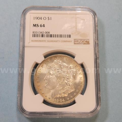 1904 O MS64 Morgan Silver Dollar