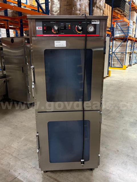 FOR SALE: ONE SLIGHTLY HELD-TOGETHER HUMIDIFIED HOLDING CABINET