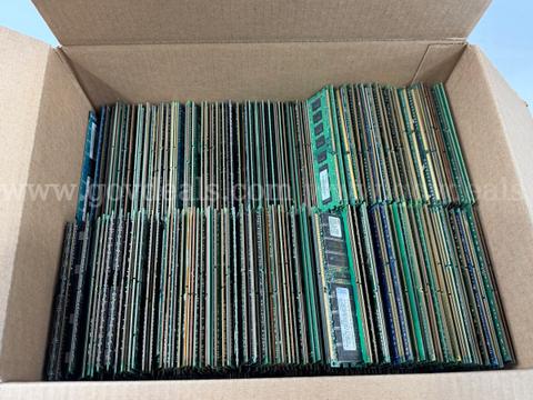 Lot of Approx.(400) Memory Modules (RAM) – Mixed Brands/Storage – Untested