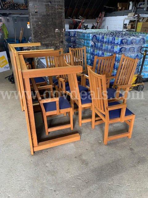 Tables and chair's from local library