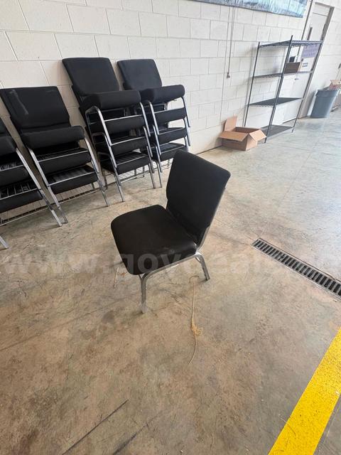 15 multipurpose upholstered stacking chairs