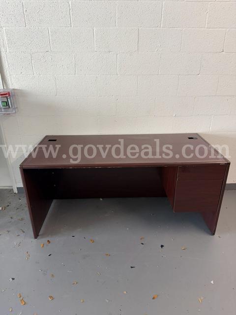 small desk with two drawers