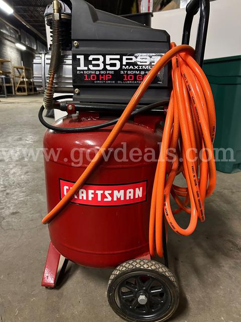 Portable Craftsman Air Compressor on Wheels