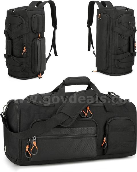 SHIPPING AVAILABLE Lot of 10 Searock 45L Gym Bag for Men, 3-In-1 Duffle Bag Backpack for Travel Bags(AA-04)