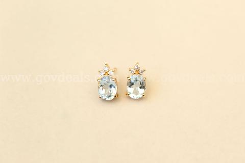 Vintage 925 Gemstone Earrings