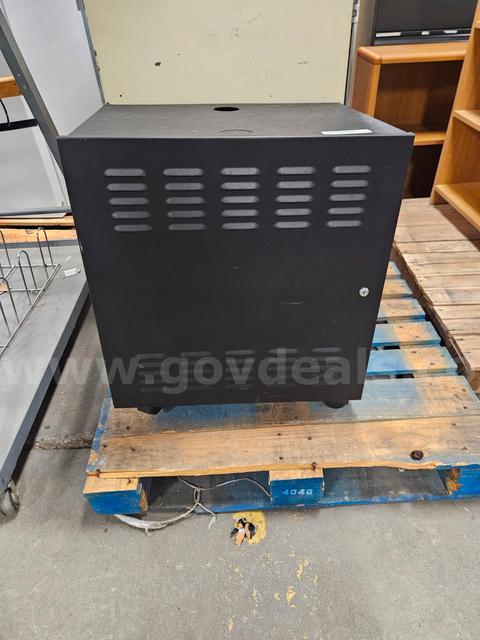 Metal AV/ Equipment Cabinet on Casters