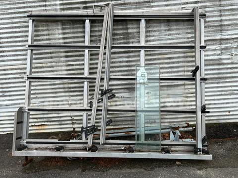 Schodorf Aluminum Glass Transport Rack (Van Style, Manufactured 5/22/2003)