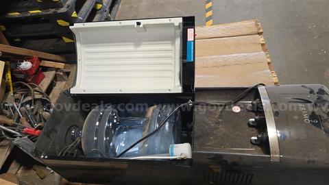 Primo Water Cooler, Carts, Gas Detectors & Chargers and Misc. Parts Boxes