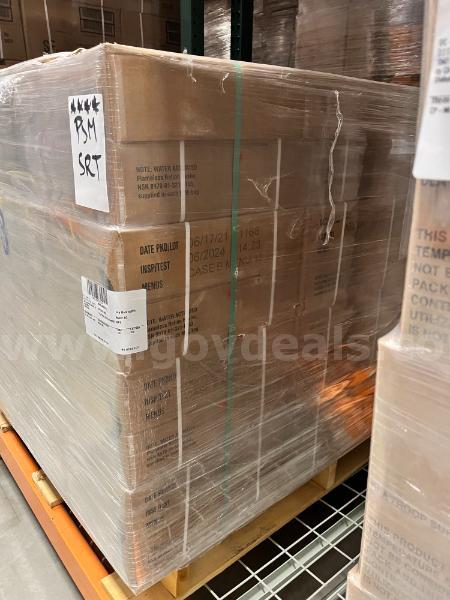 1 Pallet with 576 MRE Meals located in Jerome, ID
