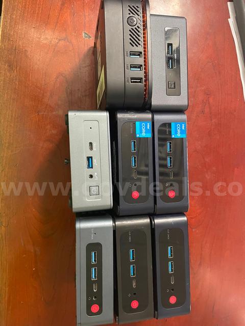 Lot of (8) mini PC's - Beelink AZW, Intel, Mixed