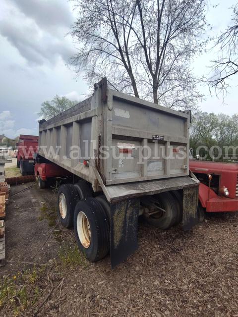 1966 Tec Neil 22 FT T/A Aluminum End Dump Trailer