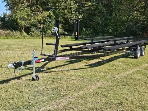 Pontoon or Tri-toon Trailer, Fits 23Ft - 25Ft Boats