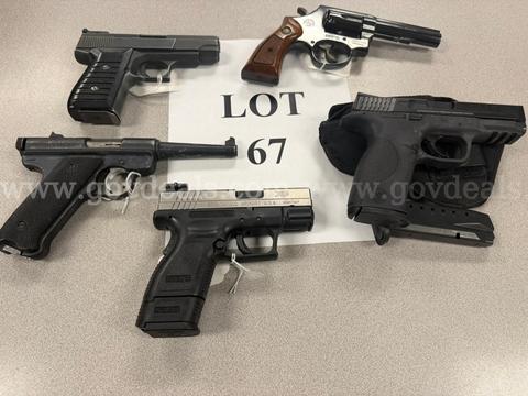 5 Handguns - Lot 67