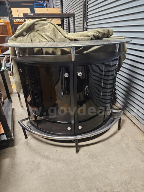 Half-Moon Home Bar Table