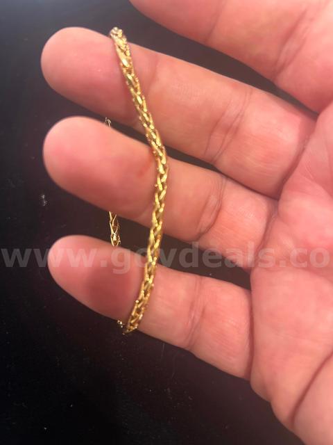 7” 24k Gold, Rose Color Look Small Snake Rope Bracelet. LR! Read ⬇️