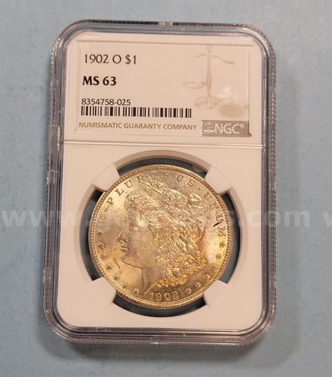 1902 MS63 Morgan Silver Dollar