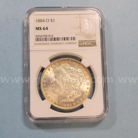 1884 O MS64 Morgan Silver Dollar