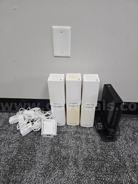 Lot of 7 Wireless Routers and 1 Wireless Repeater