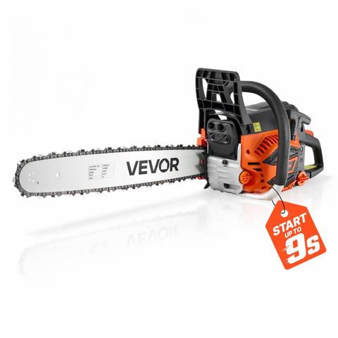 SHIPPING AVAILABLE VEVOR 58cc Gas Powered Chainsaw, 20 inch Bar 2-Stroke Tree Logging Saw (AA3-06)