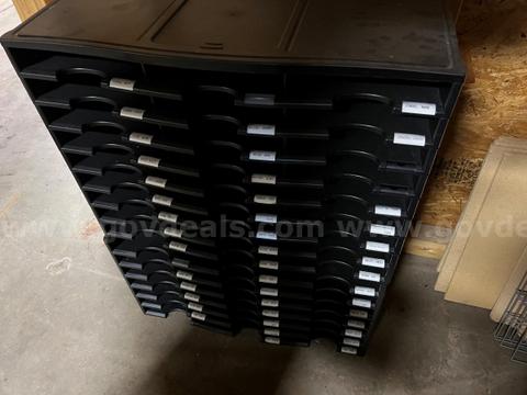 Large mail slot for sorting