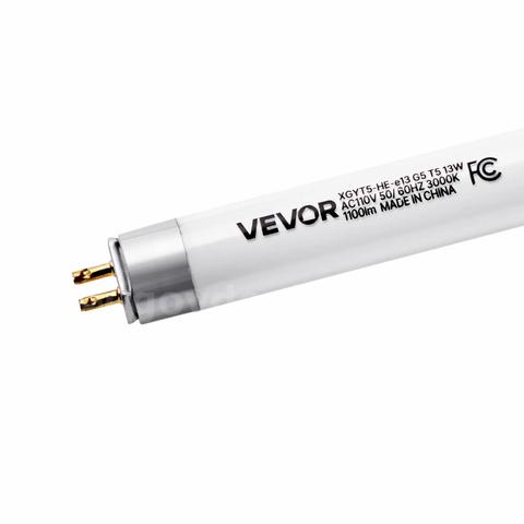 SHIPPING AVAILABLE VEVOR 8-Pack T5 Fluorescent Light Bulbs, 21-Inch 13W 3000K Warm White G5 Base (AA3-014) - government surplus lot currently bid at $1 in Conley, GA