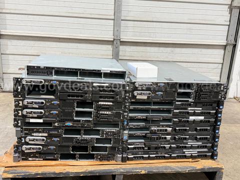 Lot of (18) Dell PowerEdge Rack Servers – R320, 1950, 2950 – No HDDs