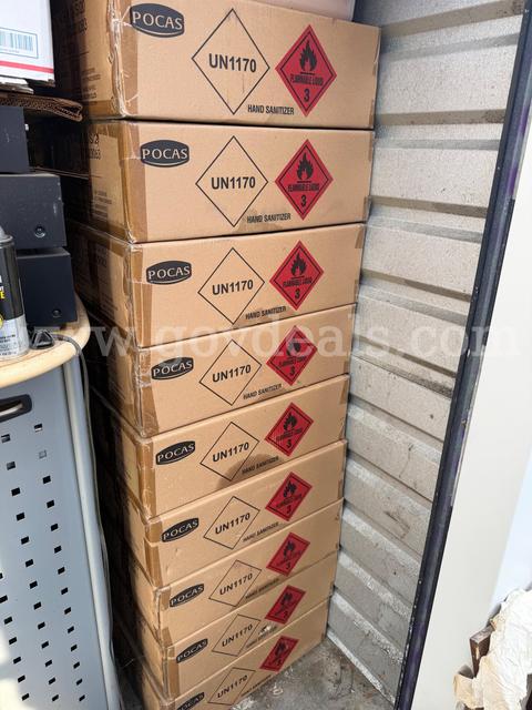 PALLET OF 10 MASTER CASE HAND SANITIZER (500ML) POCAS 24 x 16.9 fl.oz per case (total of 240 bottles)